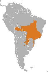 Distribuição geográfica. Imagem: Wikipedia.